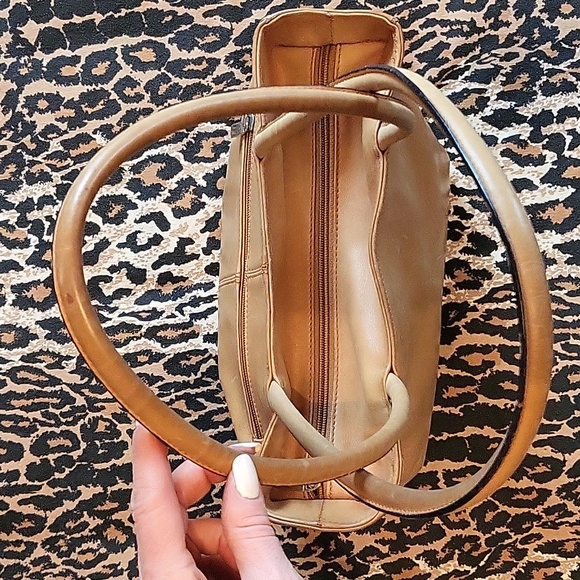 Vintage Browns Bravo Elegant Tan Leather Shoulder Bag - Picture 16 of 16